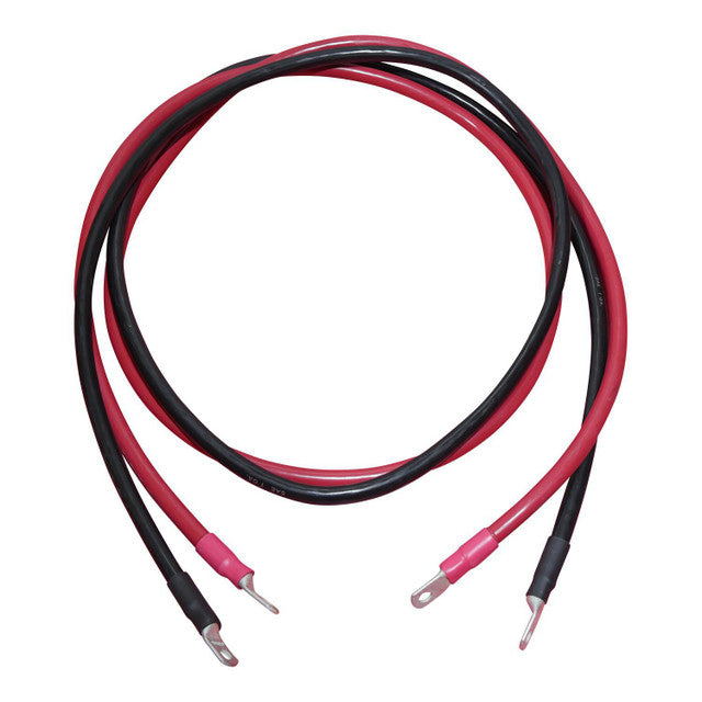 72in 4/0 AWG Battery to Inverter Cables | Black and Red
