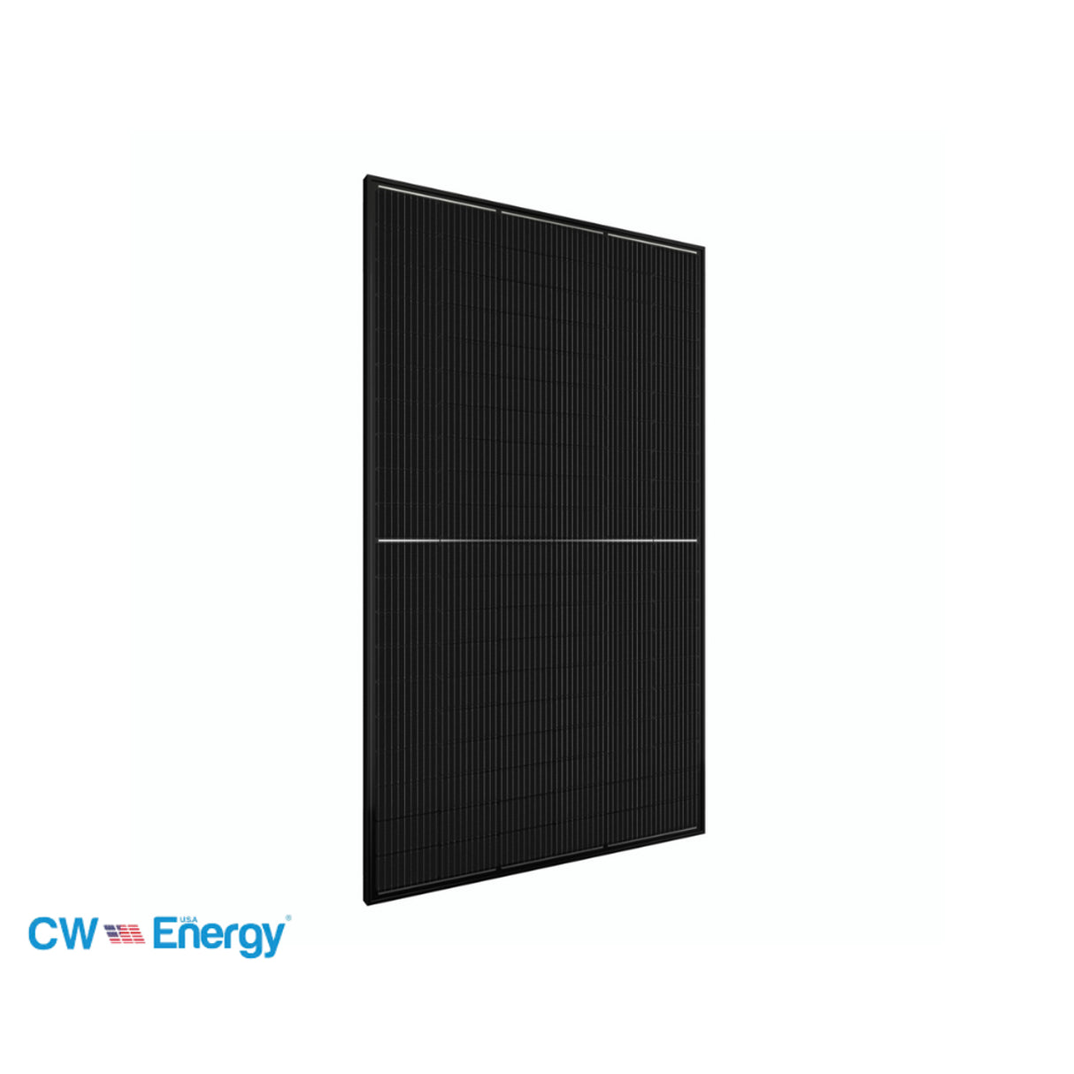 CW Energy 410W Bifacial Solar Panel (Black) | Up to 530W with Bifacial Gain
