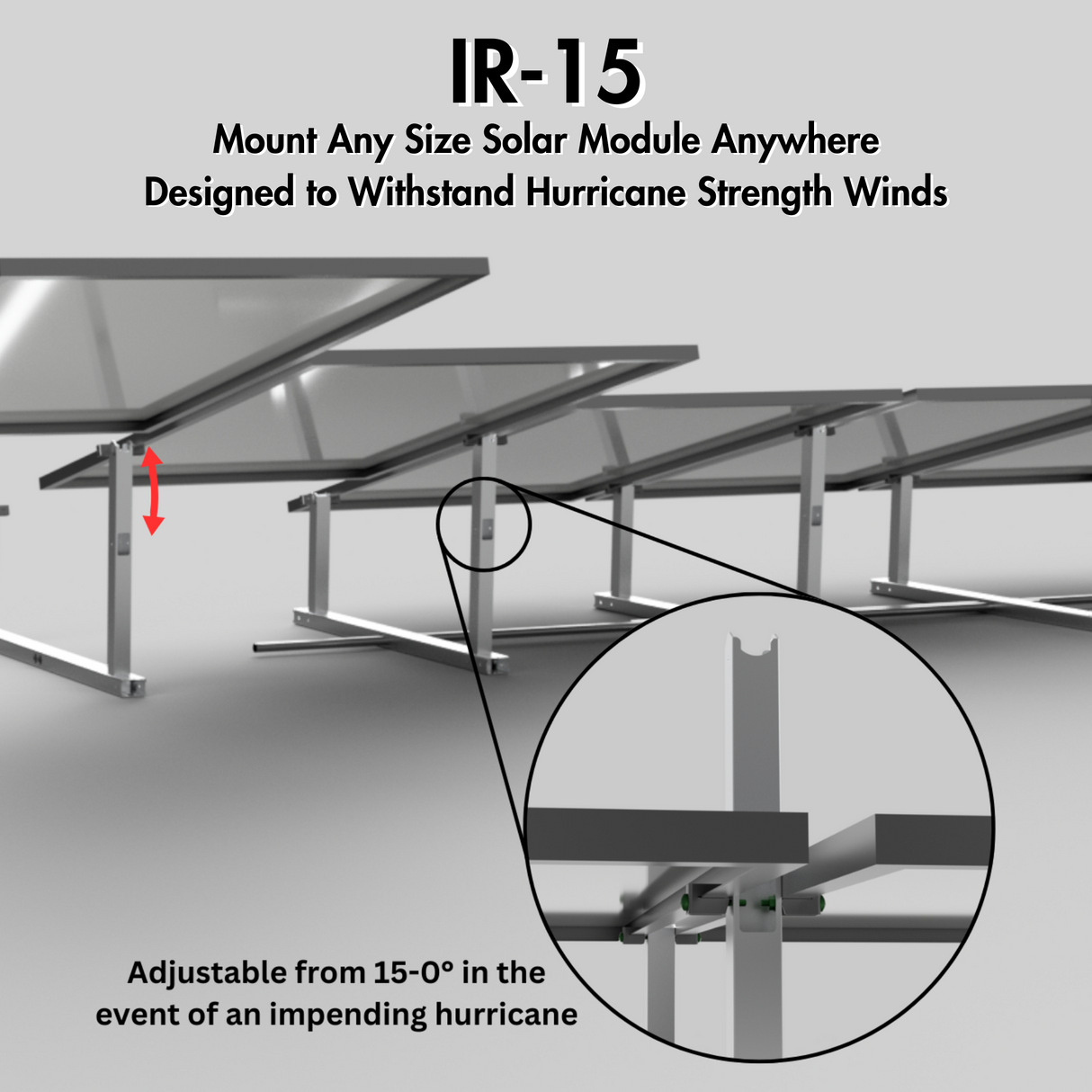 IntegraRack IR-15 Solar Panel Ground Mount