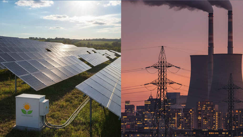 solar panels vs electricity