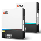 Rich Solar NOVA 6548 | UL-Listed 120V Solar Inverter (Battery-Optional) | 6,500W Continuous | 120/240V Capable in Parallel