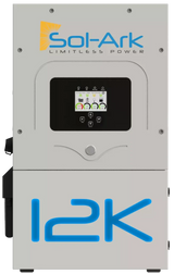 Sol-Ark 12kW Hybrid Inverter | All-In-One Solar Inverter | 13000W PV Input | 12000W Output | 48V 120/240V Split Phase | Sol-Ark 12K-2P