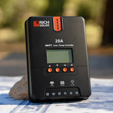 Rich Solar 20 Amp 12V/24V MPPT Solar Controller for RVs, Trailers, Campers, Vans, Boats, Off-Grid