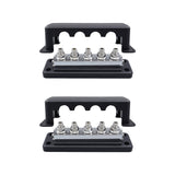 RUiXU Busbar Pair | 3/8" (M10) Terminal Studs | 600A