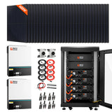 Complete Off-Grid Rich Solar Kit | 16,000W PV Input | 13,000W Output | 48V 120/240V Split Phase + 12,300 Watts of Solar PV