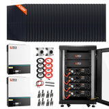 Complete Off-Grid Rich Solar Kit | 16,000W PV Input | 13,000W Output | 48V 120/240V Split Phase + 12,300 Watts of Solar PV