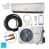 EG4 Hybrid Solar Mini-Split Air Conditioner Heat Pump AC/DC| 24000 BTU | SEER2 21| Energy Star Certified | Plug-n-Cool Do-It-Yourself Installation
