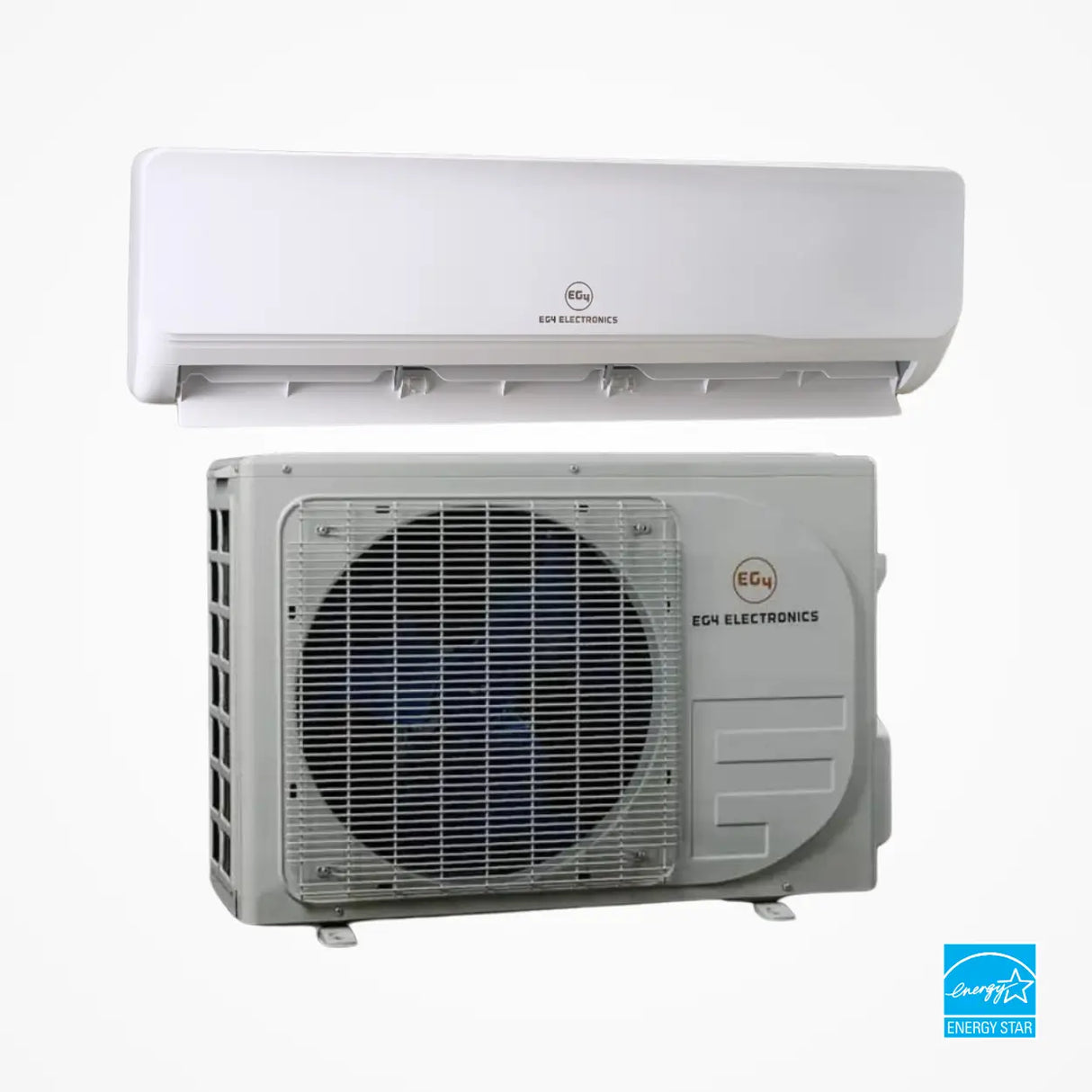 EG4 Hybrid Solar Mini-Split Air Conditioner Heat Pump AC/DC| 24000 BTU | SEER2 21| Energy Star Certified | Plug-n-Cool Do-It-Yourself Installation