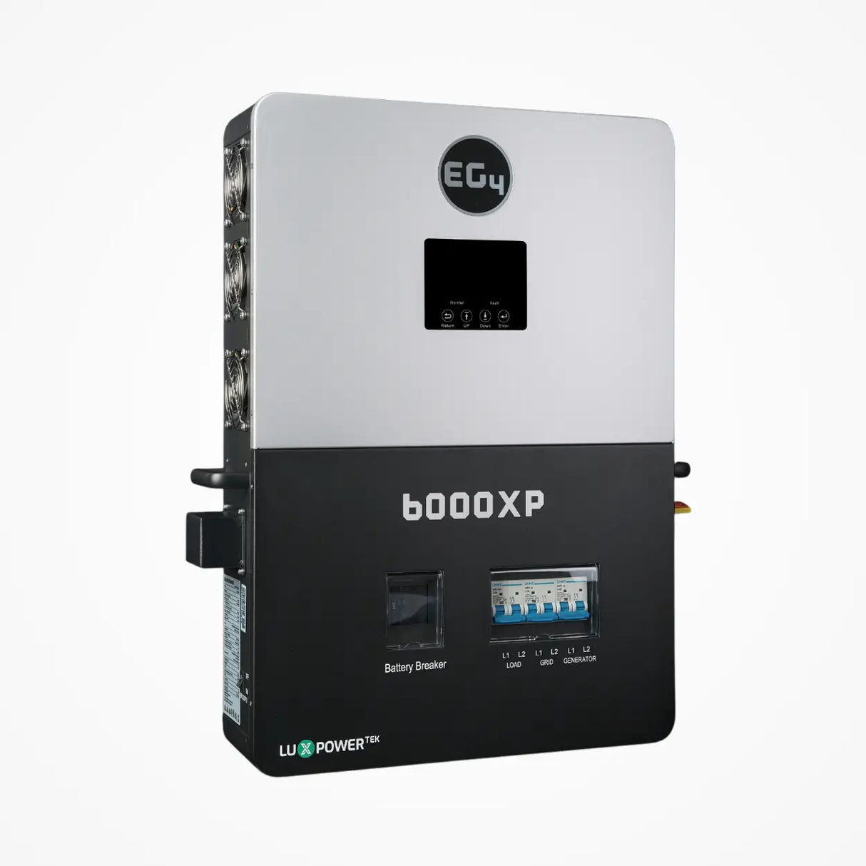 EG4 6000XP Off-Grid Inverter | 8000W PV Input | 6000W Output | 480V VOC Input | 48V 120/240V Split Phase | All-In-One Solar Inverter