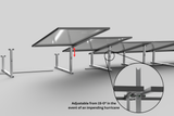 IntegraRack IR-15 Solar Panel Ground Mount | 15 Degree Angle | Aircraft Grade Aluminum