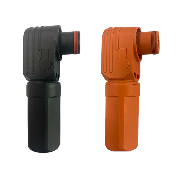 Lithi2-16 Battery Cable Connector | Black + Orange | for 1/0 AWG, 2AWG, or 4AWG cable