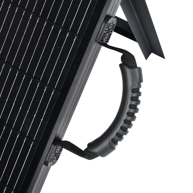 MEGA 200 Portable Briefcase Solar Panel | 12v 200 Watt Portable Solar Panel | High Efficiency | Compatible w/ EcoFlow, Bluetti, Hysolis, & More