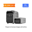 EcoFlow DELTA Pro 3 with Extra Battery expansion for doubled portable power capacity.