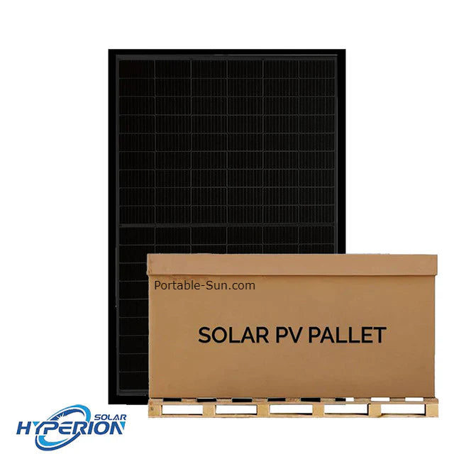 Hyperion by Runergy 19.6kW Solar Pallet | 545W Bifacial Solar Panels | Up to 675W Bifacial Gain | HY-DH144P8-545