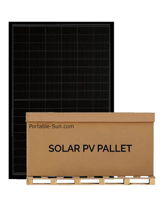 TaleSun 16kW Pallet (36) | 445W Bifacial Solar Panels | Up to 560W Bifacial Gain| TM7G54M-445W (Full Black)